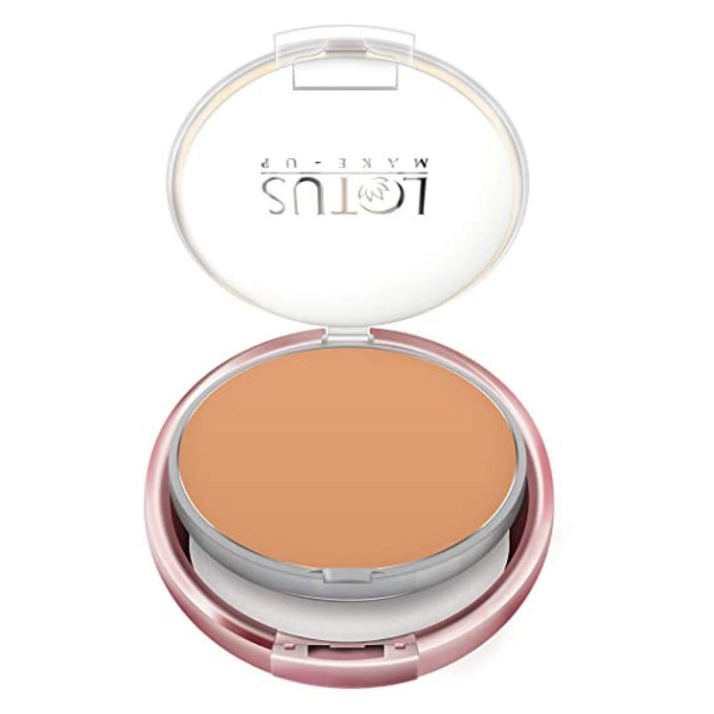 Lotus Make-Up Ecostay Insta-Blend 5 In 1 Creme Compact Powder Spf-20 Natural Honey,