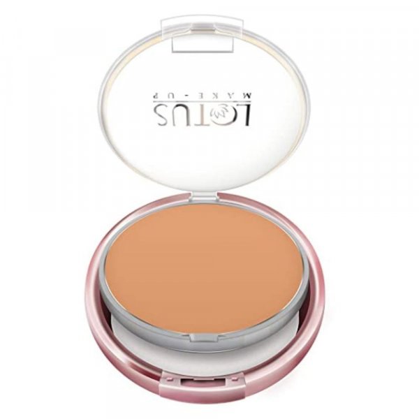 Lotus Make-Up Ecostay Insta-Blend 5 In 1 Creme Compact Powder Spf-20 Natural Honey,