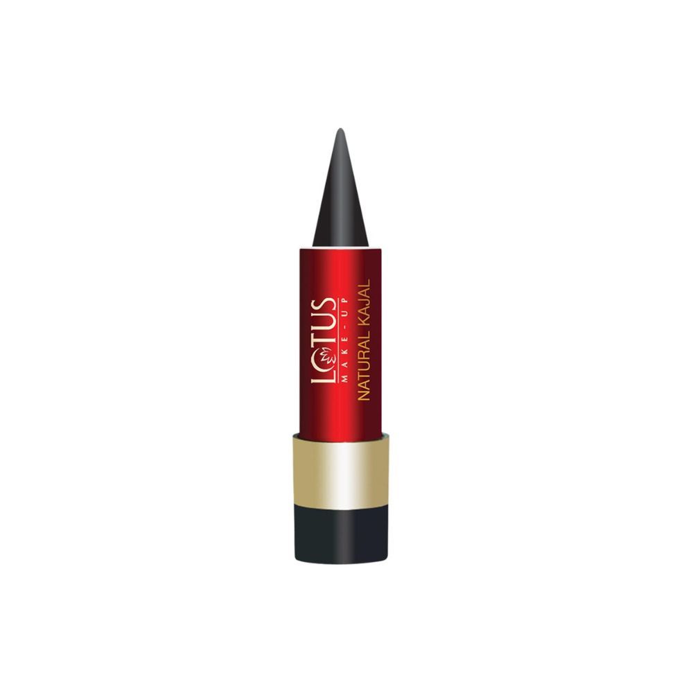 Lotus Makeup Natural Kajal, Black, 4g (2LO0181)