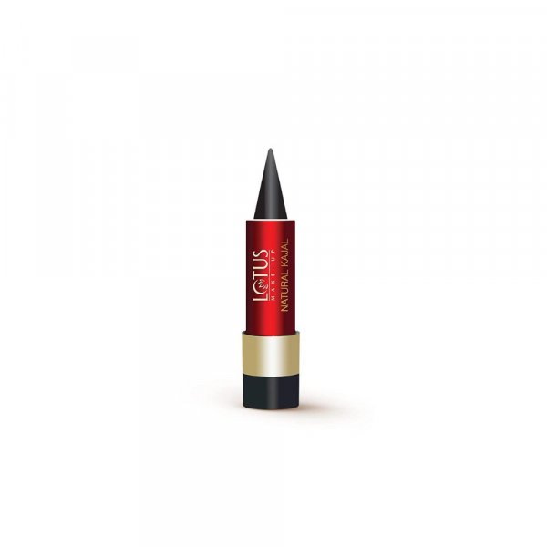 Lotus Makeup Natural Kajal, Black, 4g (2LO0181)