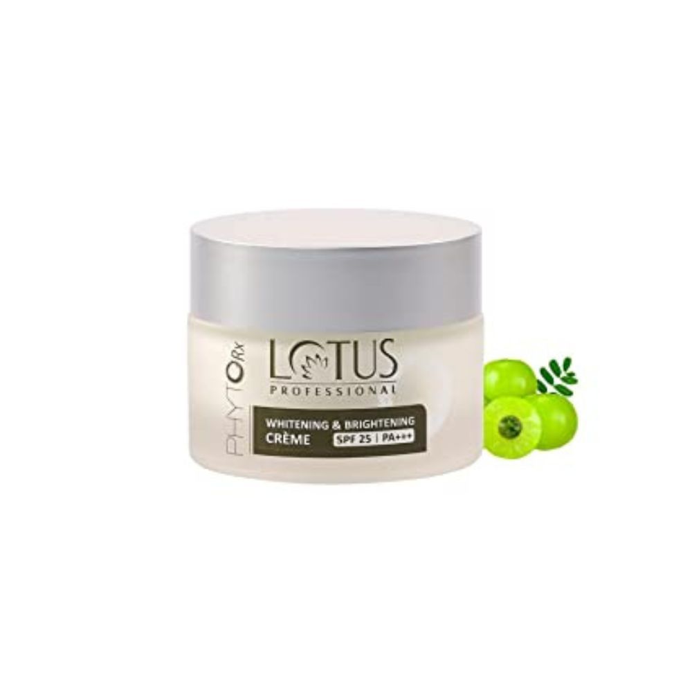 Lotus Professional Phyto Rx Whitening & Brightening Creme, SPF 25 PA+++, Natural, 50 g (SG_B00JI2ZGXC_IN)