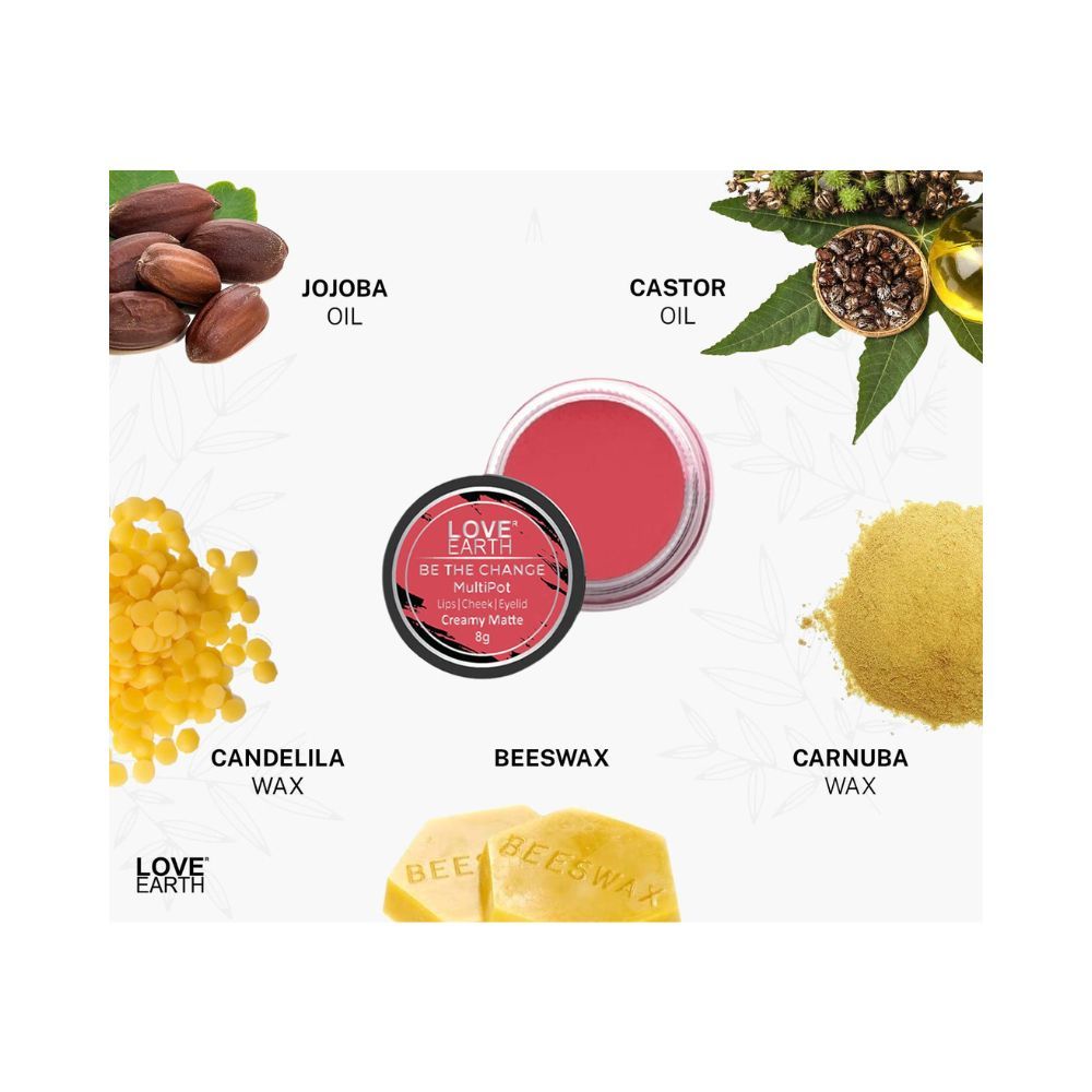 Love Earth Lip Tint & Cheek Tint Multipot-Be The Change