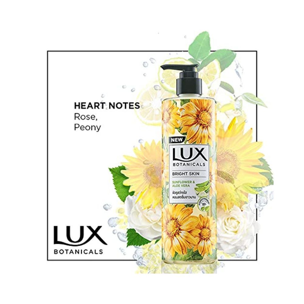 Lux Botanicals Body Wash, Sunflower & Aloe Vera