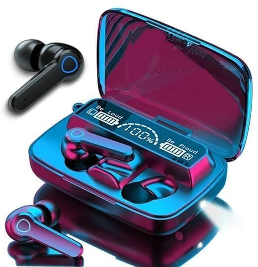 M19 Earbud TWS Wireless in Ear Earbuds with Touch Control Gaming Bluetooth Earphone Bluetooth Headset Multicolor True Wireless
