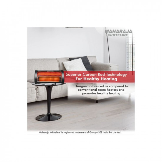 Maharaja Whiteline Nano Carbon 500 Watts Room Heater Black