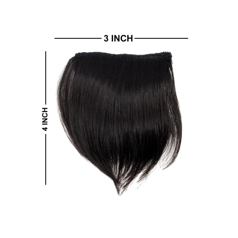 Majik Straight Hair Invisible Seamless Volumizer Extension For Top , Sides Use For Women And Girls, Brown