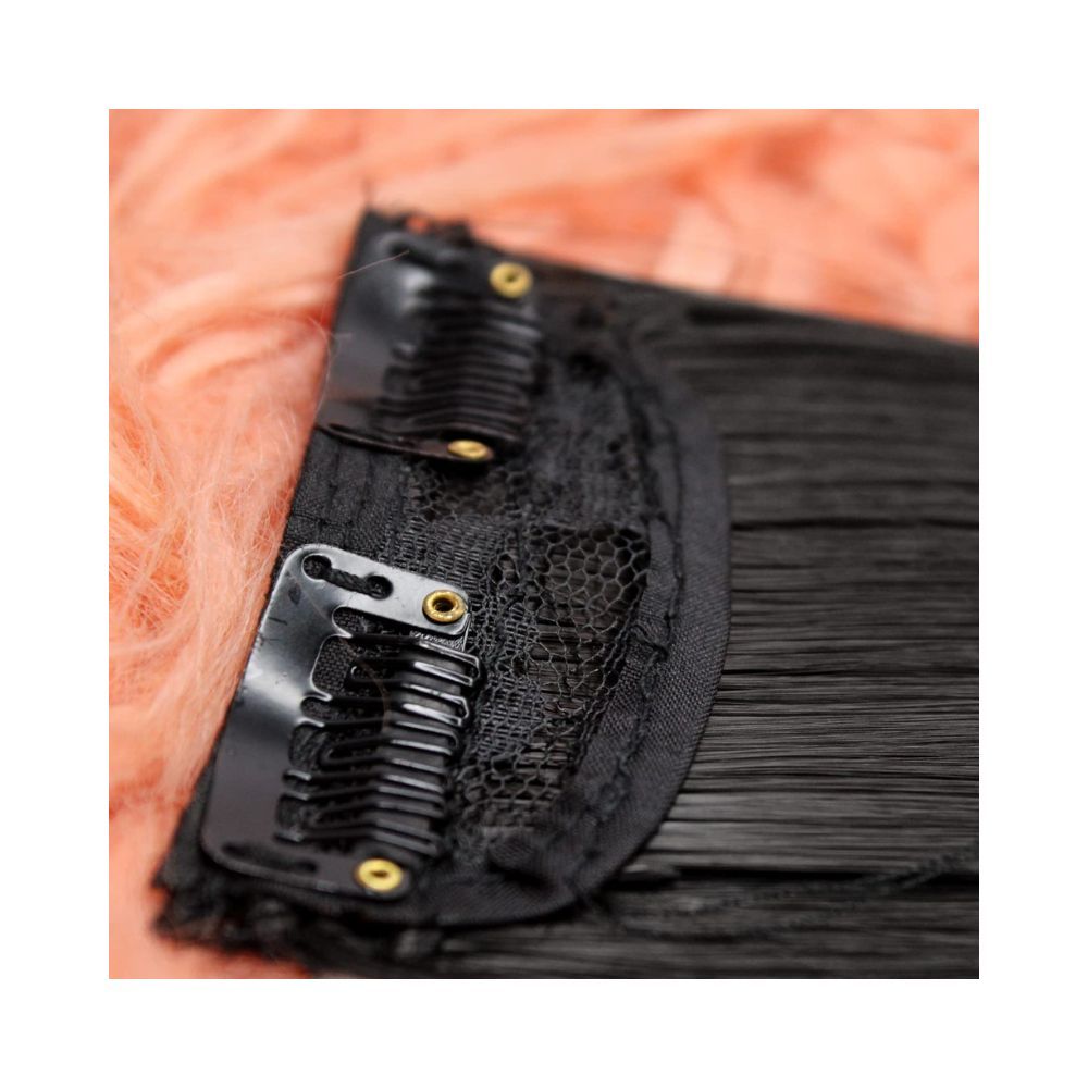 Majik Straight Seamless Volumizer Hair Extensions For Adding Hair Volume In Thinning Hair Women And Girls, Brown