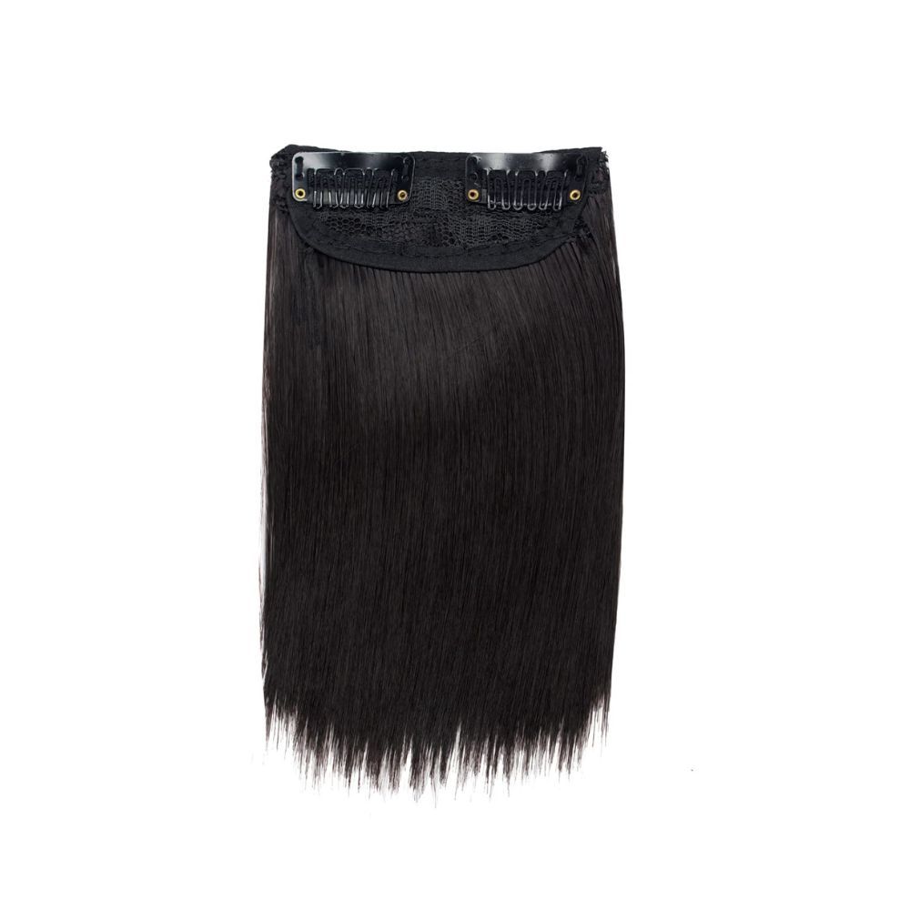 Majik Straight Seamless Volumizer Hair Extensions For Adding Hair Volume In Thinning Hair Women And Girls, Brown