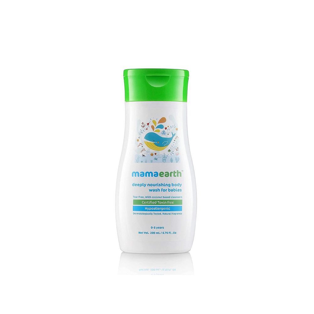 Mamaearth Deeply nourishing wash for babies (200 ml)