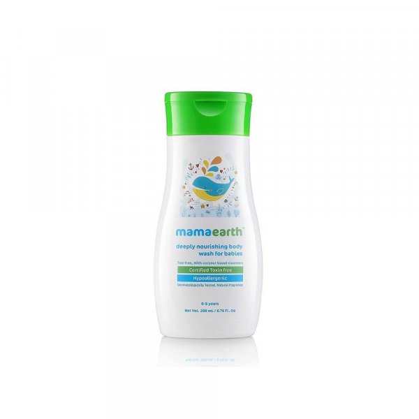 Mamaearth Deeply nourishing wash for babies (200 ml)