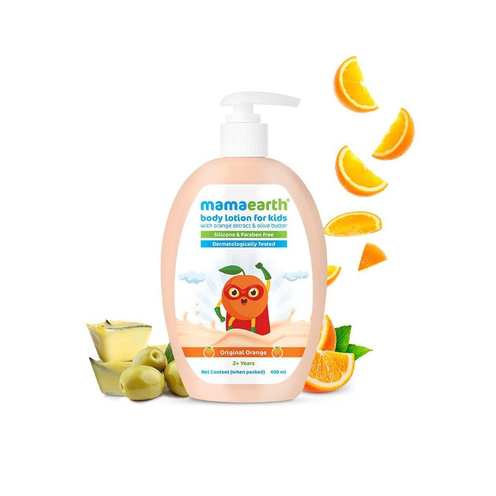 Mamaearth Original Orange Body Lotion & Cream for Kids with Orange & Shea Butterâ 400 ml