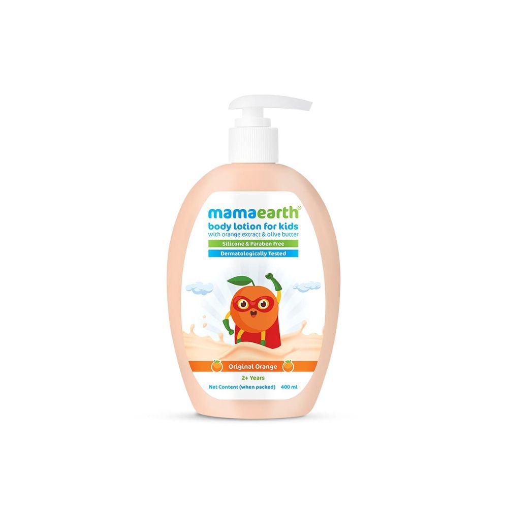 Mamaearth Original Orange Body Lotion & Cream for Kids with Orange & Shea Butterâ 400 ml