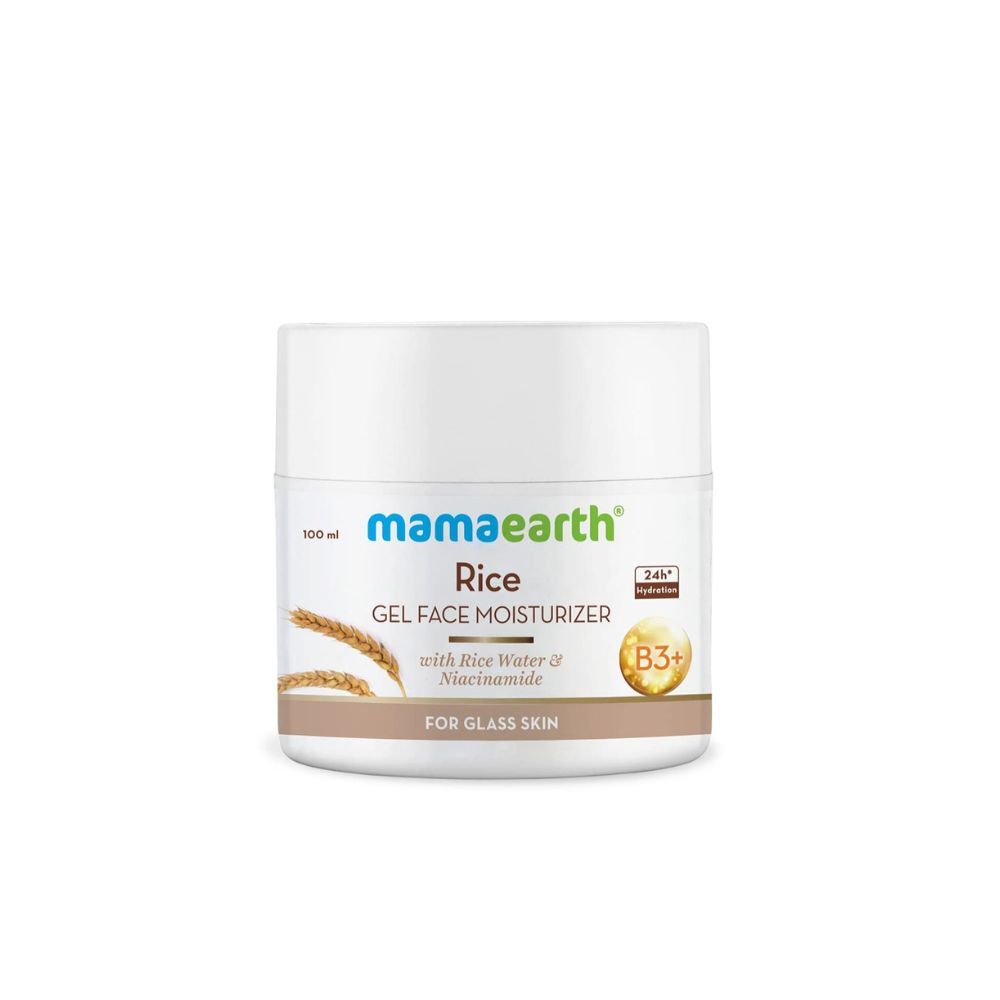 Mamaearth Rice Gel Face Moisturizer With Rice Water & Niacinamide for Glass Skin - 100 ml