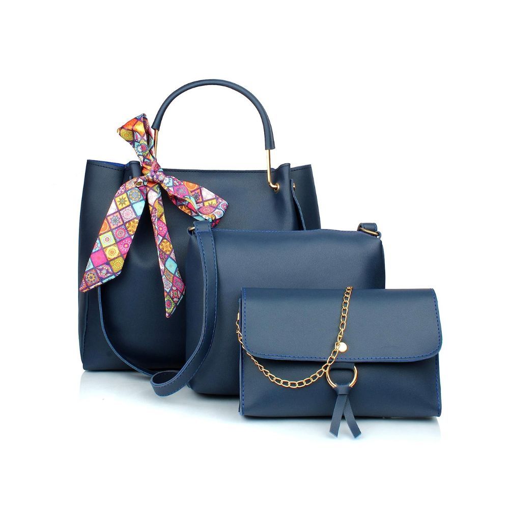 Mammon Women's Girls Handbags Combo (3ribn-tie)