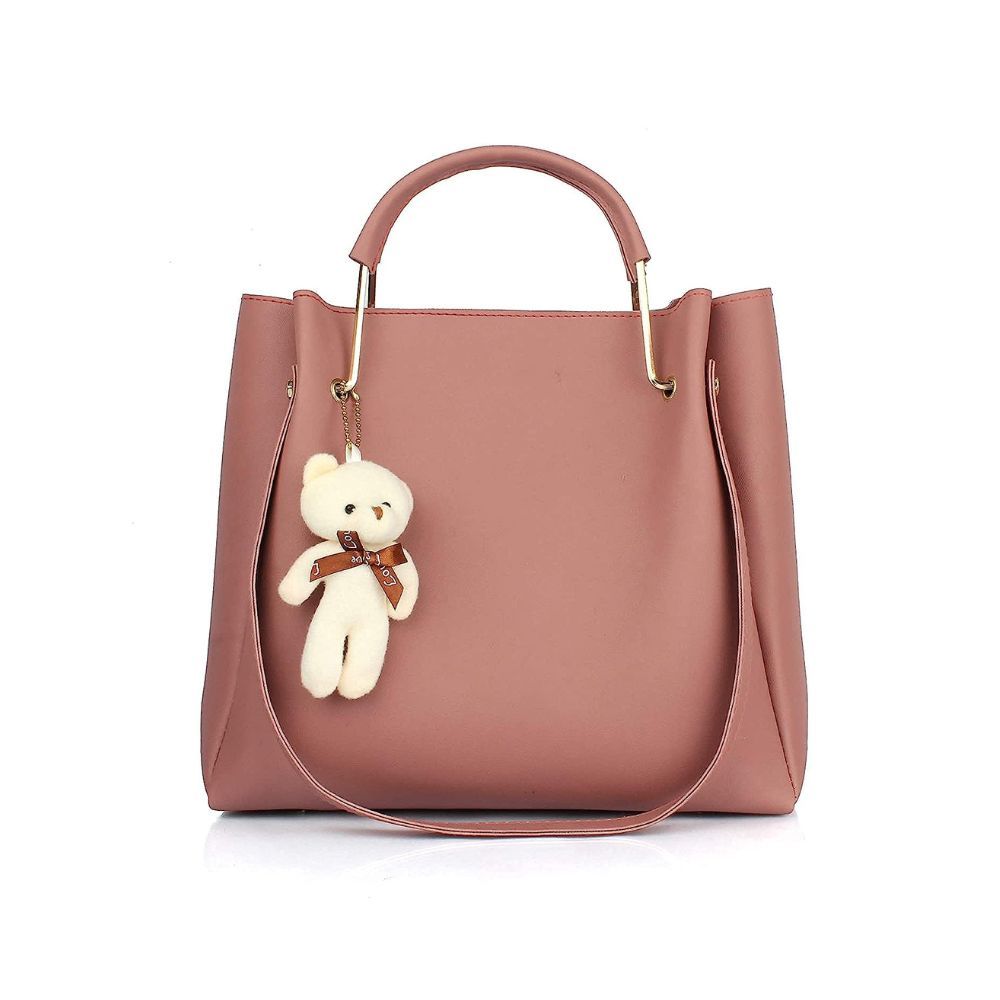 Mammon Women's PU Leather Handbag Combo
