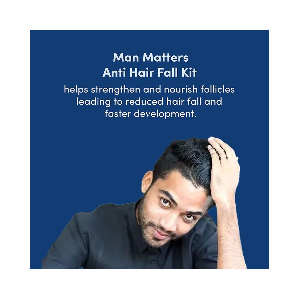 Man Matters Advance Derma Roller & Hair Oil 100ml | With Bhringraj