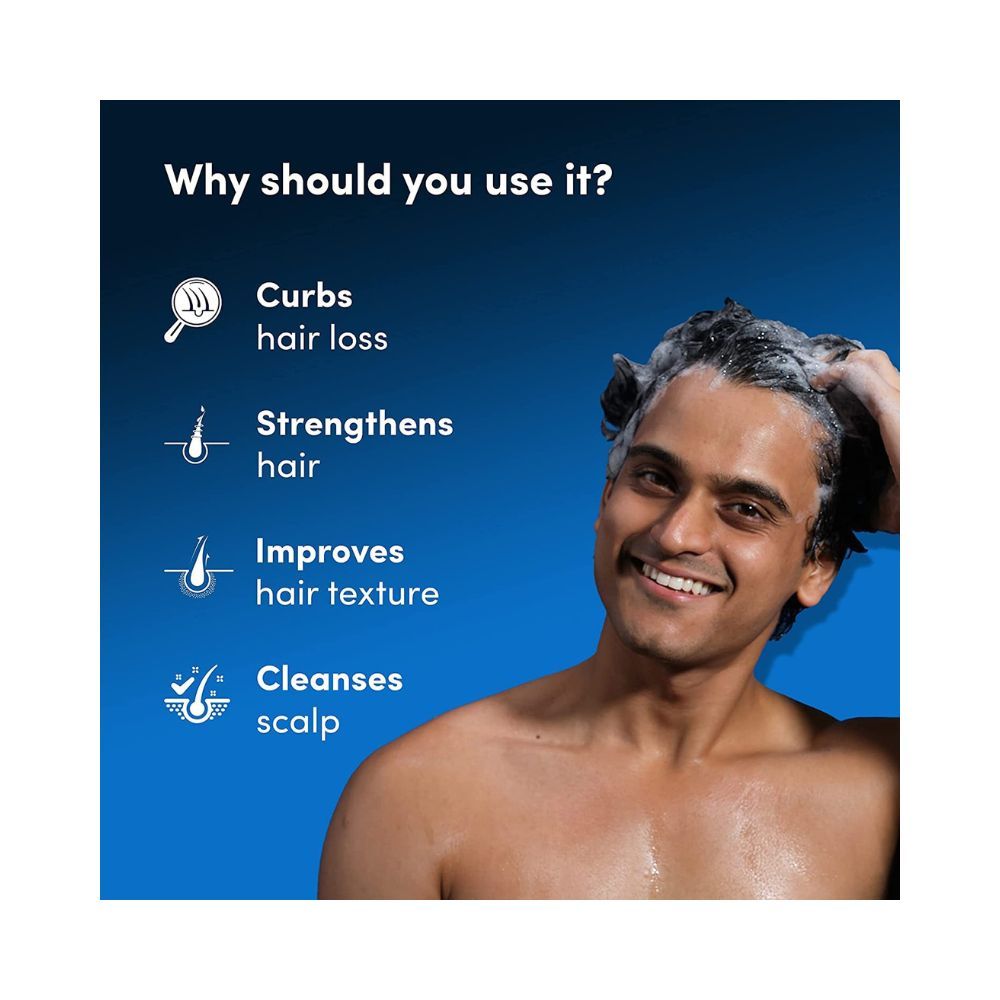 Man Matters Anti Hair Fall Shampoo 300ml with Hair Oil Sampler 5ml for Men