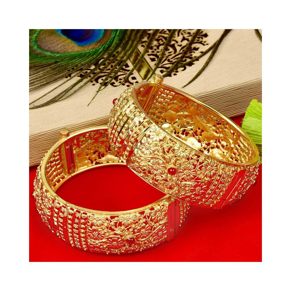 Mansiyaorange Brass Non-Precious Metal Bangles for Women's