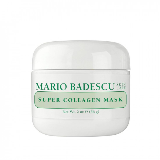 Mario Badescu Super Collagen Mask, Clay Face Mask Skin Care Ideal for Combination, Dry or Sensitive Skin, Pore Minimizer Clay Mask with Hydrating Collagen and Purifying Kaolin Clay, 56g