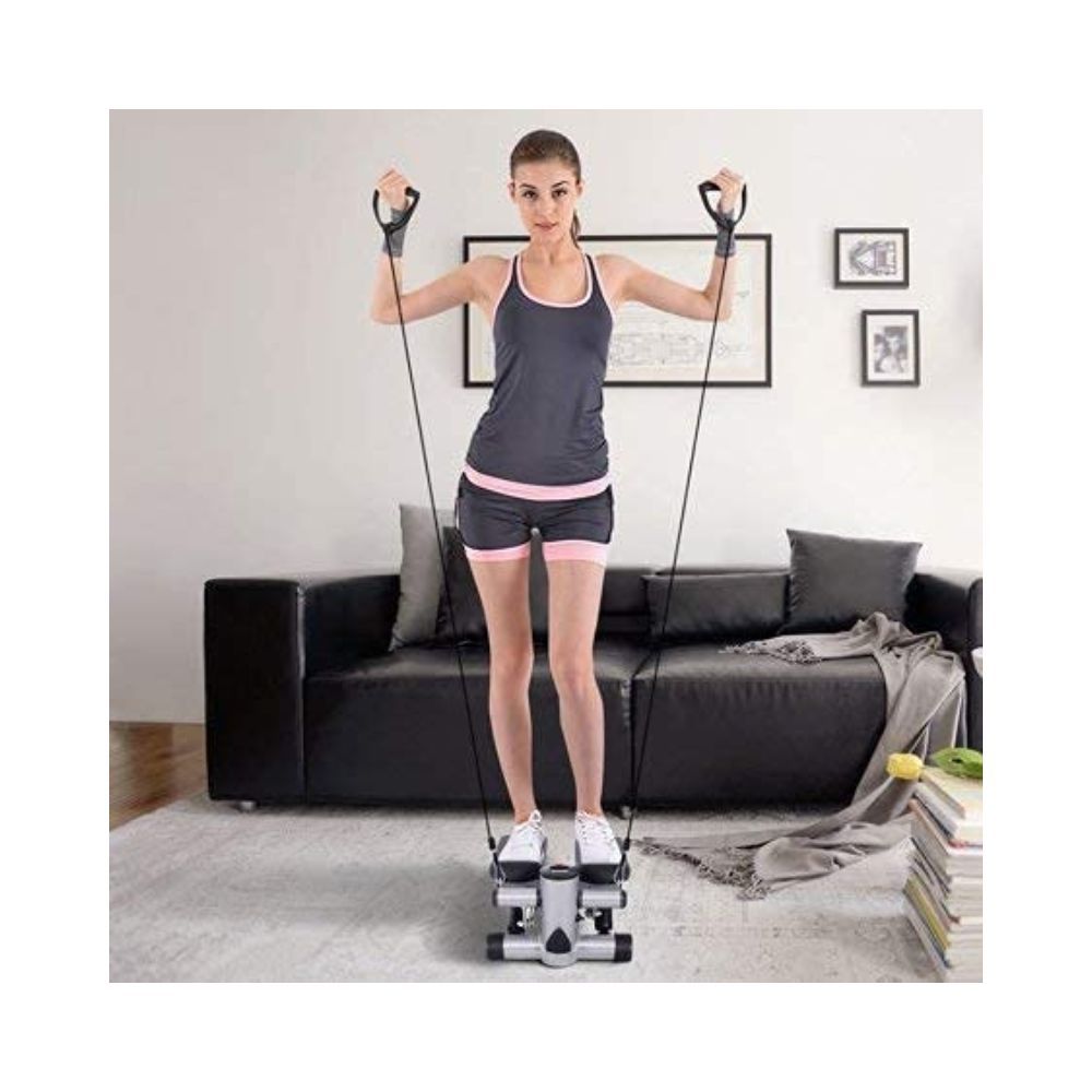 Marrone Mini Stepper with Resistance Band