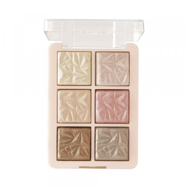 MARS 6 Shade illuminating Highlighter and Blusher GlowZillaPalette Highlighter (Shade-03)