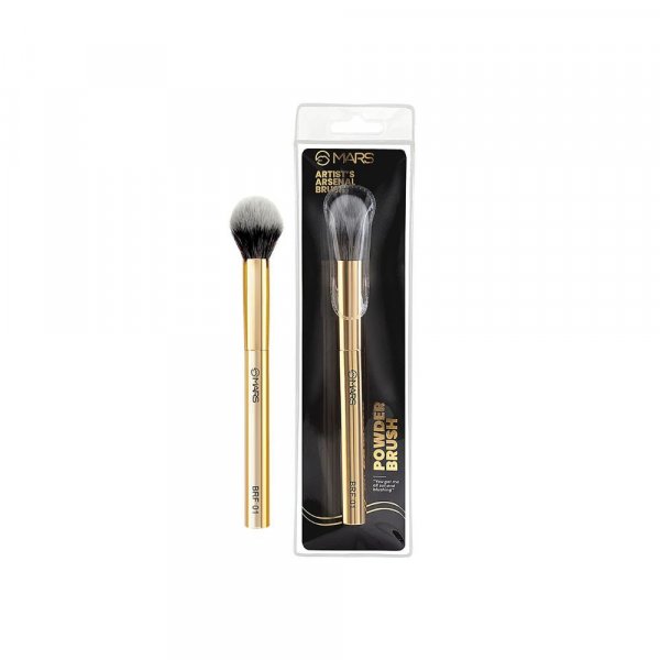 Mars Artist&#039;s Arsenal Professional Powder Makeup Brush- Gold 28GM