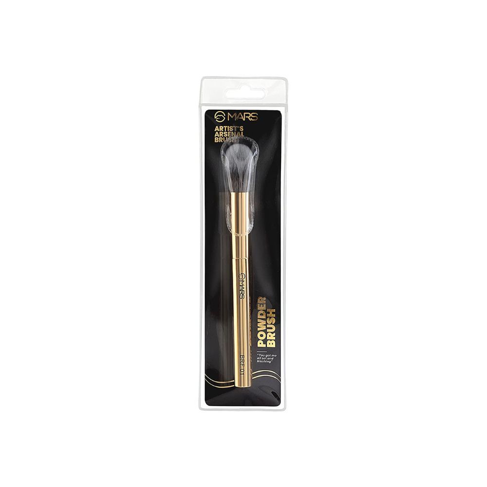 Mars Artist's Arsenal Professional Powder Makeup Brush- Gold 28GM