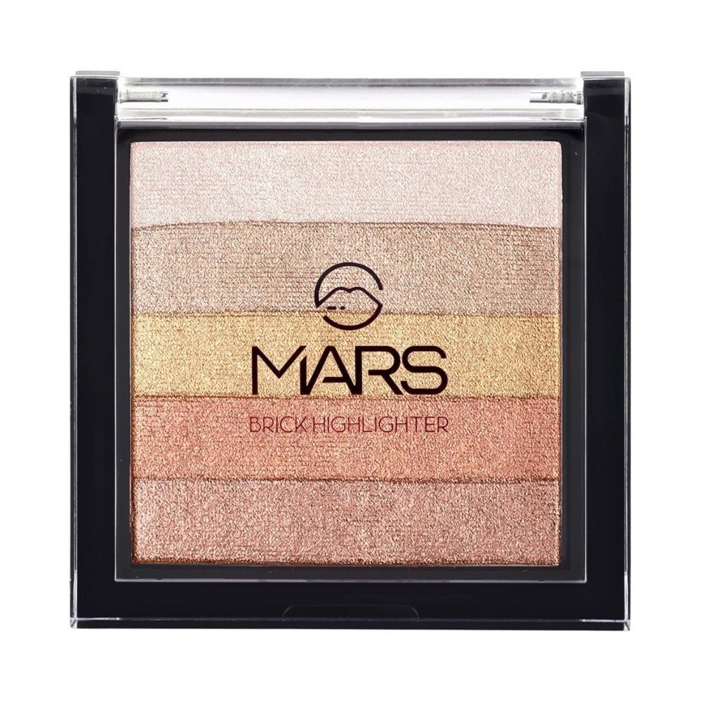 Mars Highlighter & Blusher, for Face Makeup Brick Highlighter Palette (Shade-1269) (3 Different Variants)