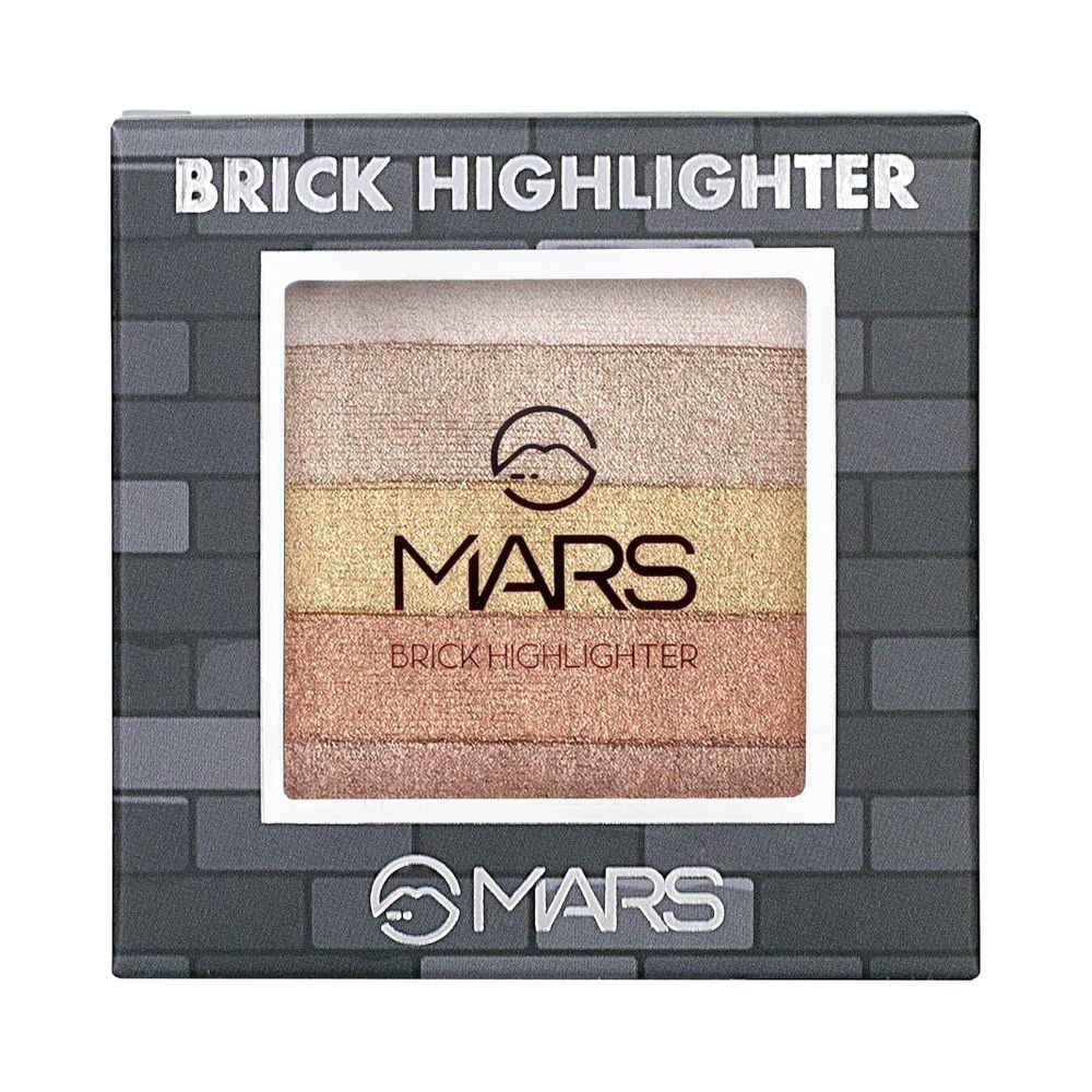 Mars Highlighter & Blusher, for Face Makeup Brick Highlighter Palette (Shade-1269) (3 Different Variants)