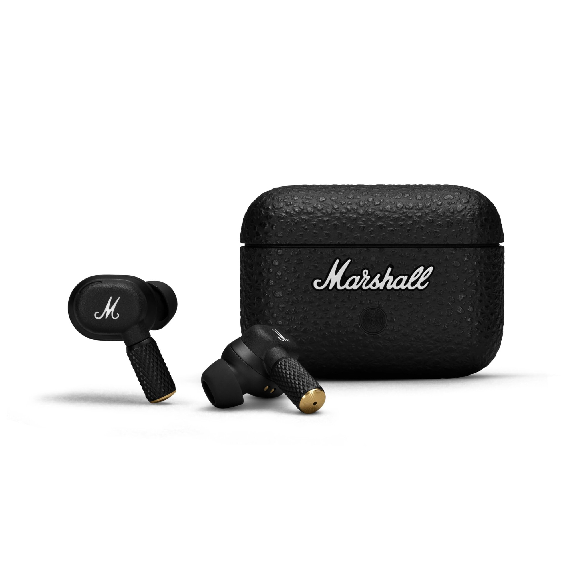 Marshall Motif II ANC - True Wireless Active Noise Cancelling Bluetooth Headphones Earbuds 30 Hours Playtime  Black