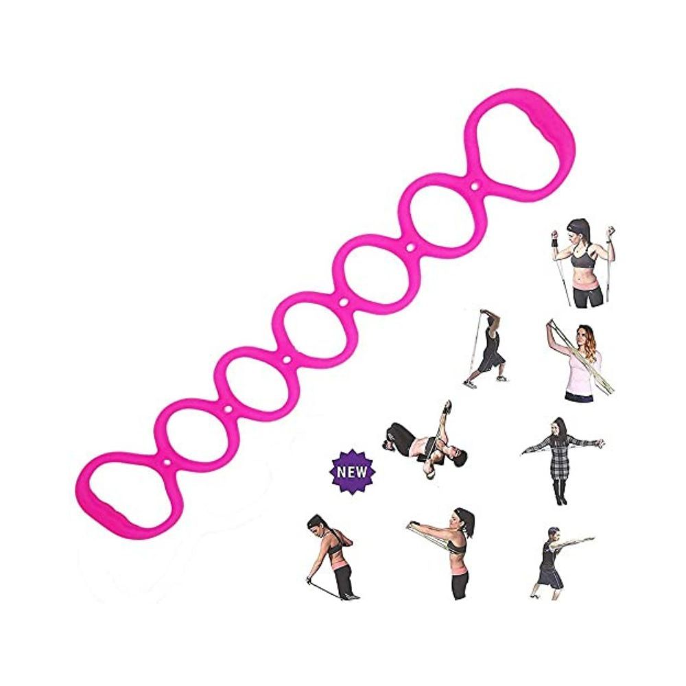 Mastere 7 Ring Stretch Exercise Band - Miracle Miles Band, Resistance Bands,Yoga Stretching