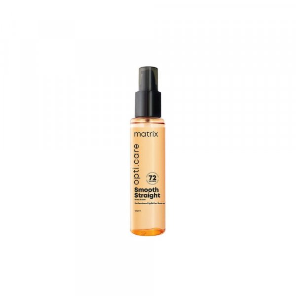 Matrix Opti Care Smooth Straight Professional Split End Hair Serum with Shea Butter for All Hair Types, Paraben Free, 100ml