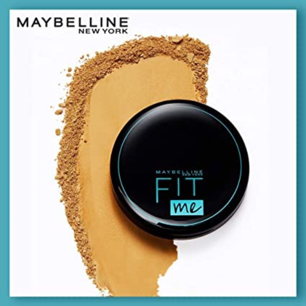 Maybelline New York Compact Powder, With SPF to Protect Skin from Sun, Absorbs Oil, Fit Me, 230 Natural Buff, 8g