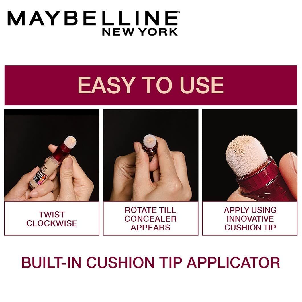 Maybelline New York Concealer, Dark Circles and Blemish Radiant Pencil Eraser, Ultra Blendable, Light, 6g