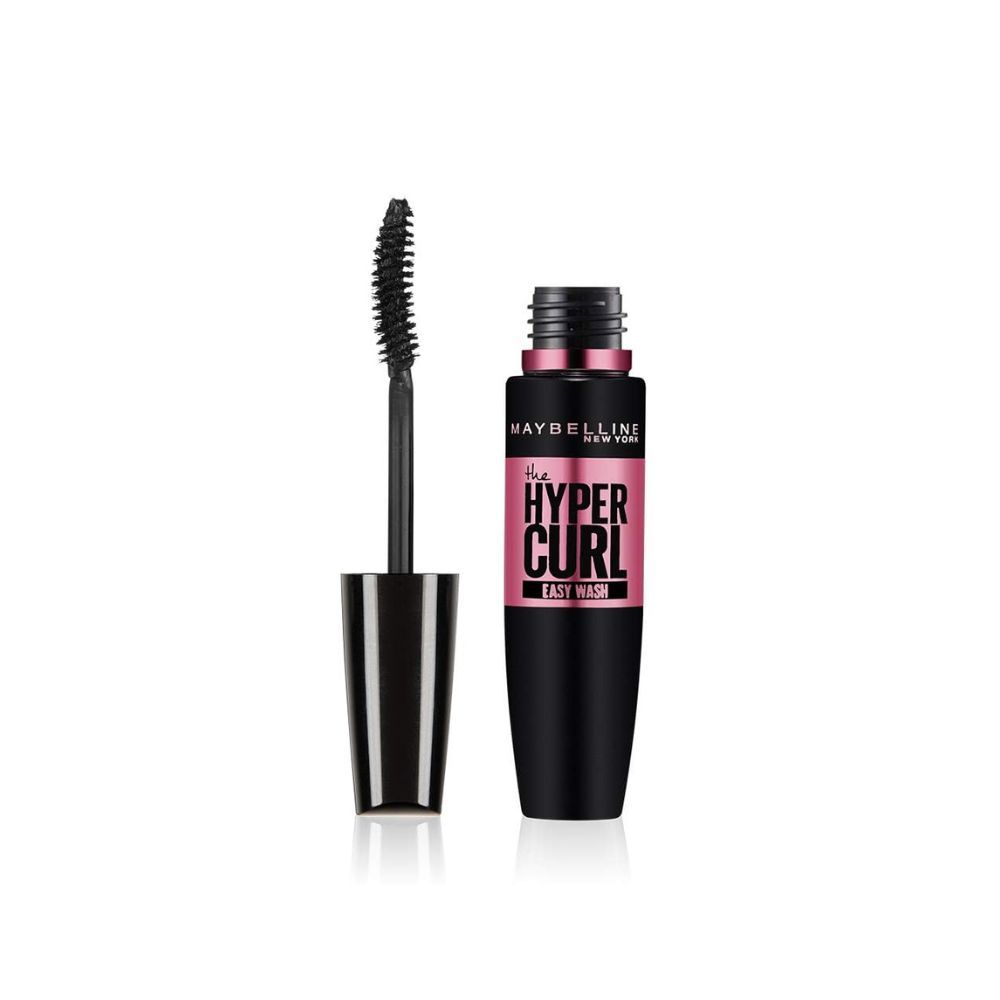 Maybelline New York Hypercurl Mascara, Curls Lashes, Highly Pigmented Colour, Long-lasting, Washable, Black 9.2ml