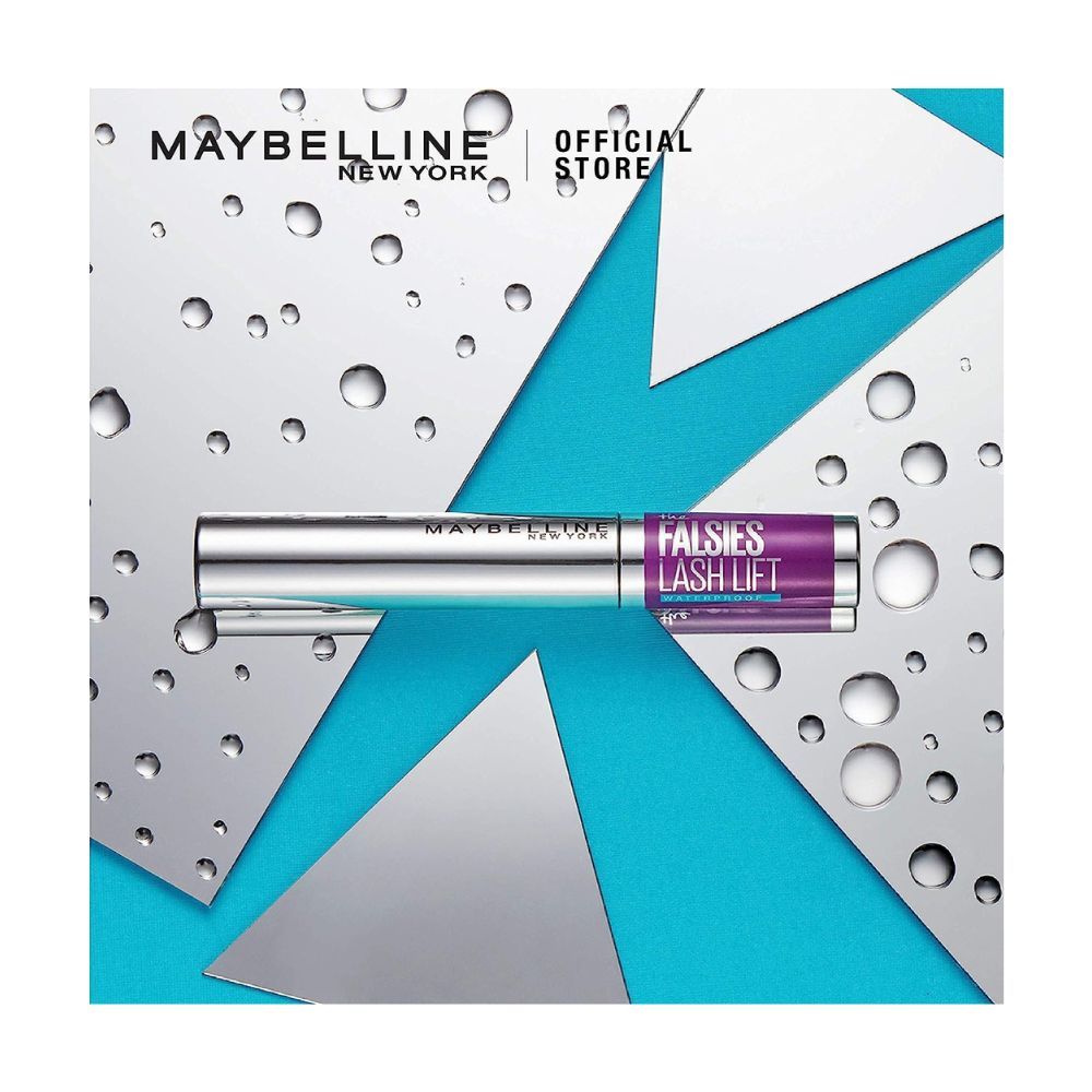 Maybelline New York Mascara, No Clumps, Transfer-proof, Volumizing, Falsies Lash Lift, Black, 8.6 ml