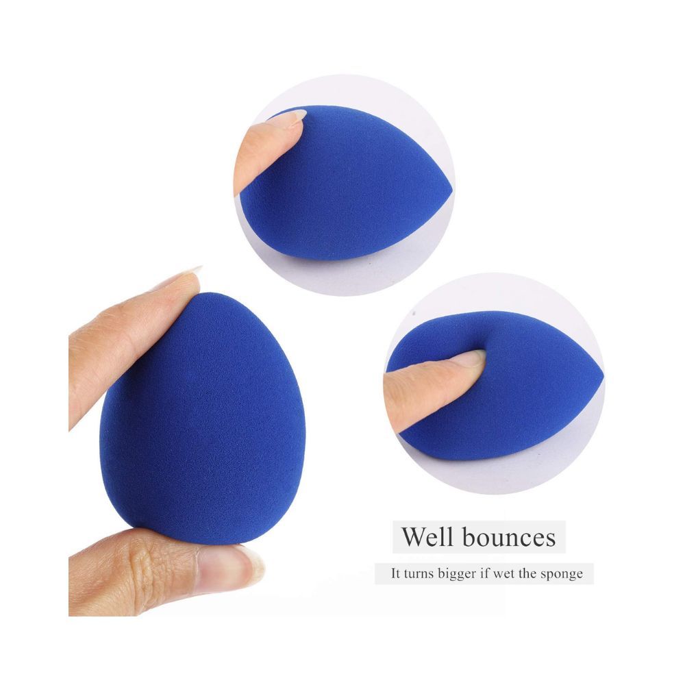 MAYU 10 Packs Makeup Sponge Blender Egg Shaped Foundation Blending Sponge