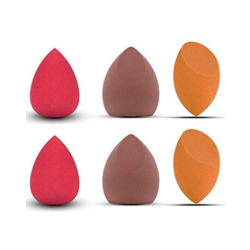 Mayu 6PCS Makeup Sponge Set Latext-free Beauty Sponge Makeup Blender