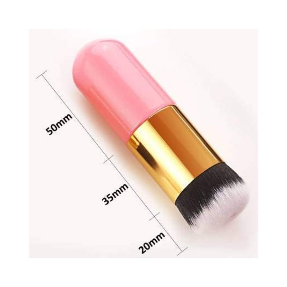 MAYU Extra Soft Foundation Makeup Brush with 3 Sponge puff blender