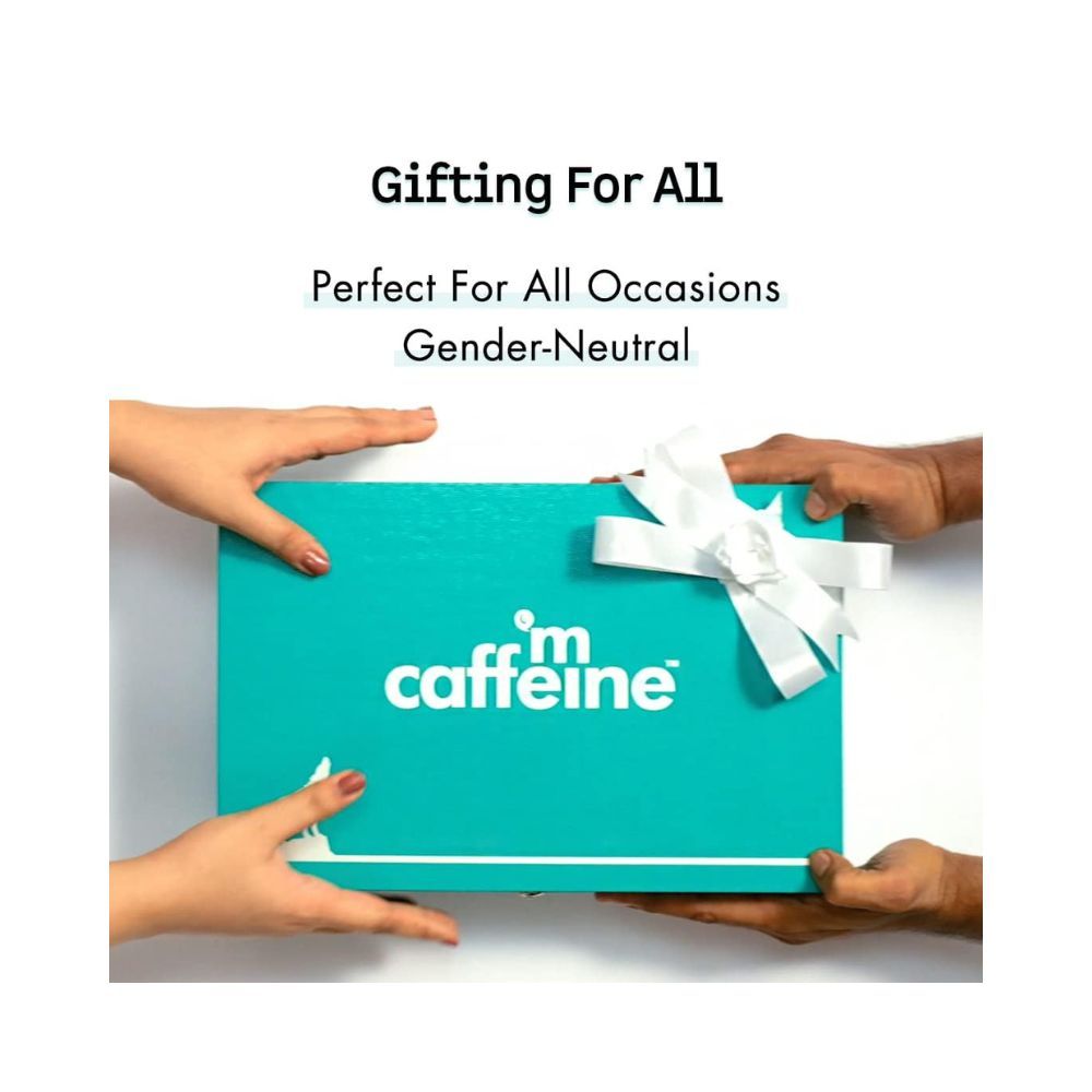 mCaffeine Coffee Beans Gift Set | Bath Set for Women & Men with Natural Syndet Bathing Bars