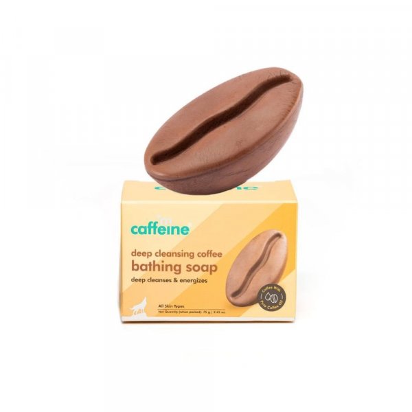 mCaffeine Deep Cleansing Bath Soap with Vitamin E and Coffee Oil