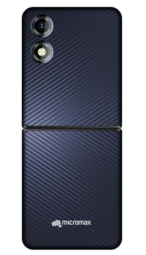 Micromax All-New X1i Flip keypad Phone with Dual SIM  Big 24 Display  TypeC USB Port  Wireless FM  Auto Call Recording  Black Blue 