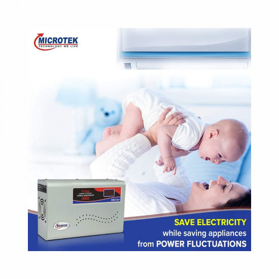Microtek EM4130 Automatic Voltage Stabilizer for AC up to 1 5 ton 130V 300V