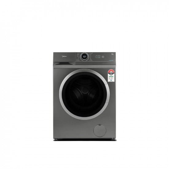 Midea 6 Kg Fully Automatic Front Load Washing Machine (MF100W60/T-IN Silver, MF100 Series), Standard