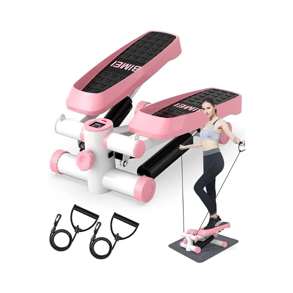 Mini Exercise Stepper, Stair Steppers with Resistance Bands