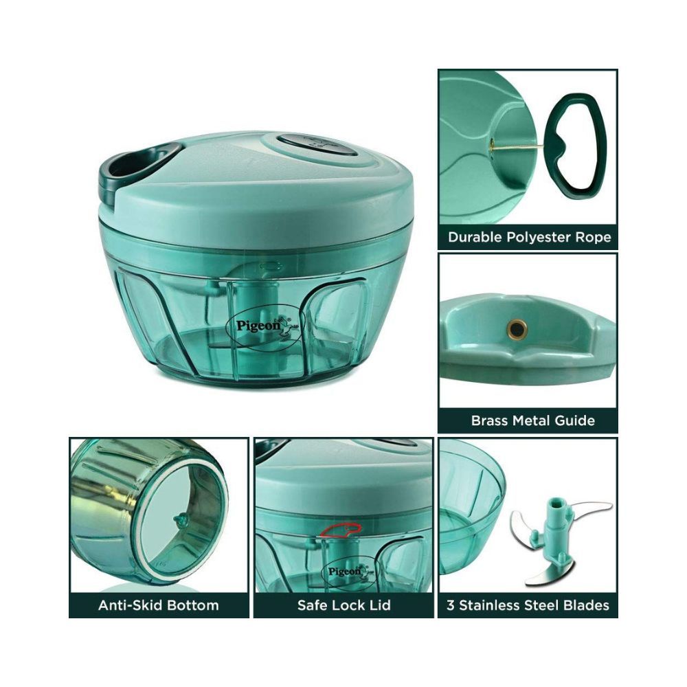 Mini Handy and Compact Chopper with 3 Blades