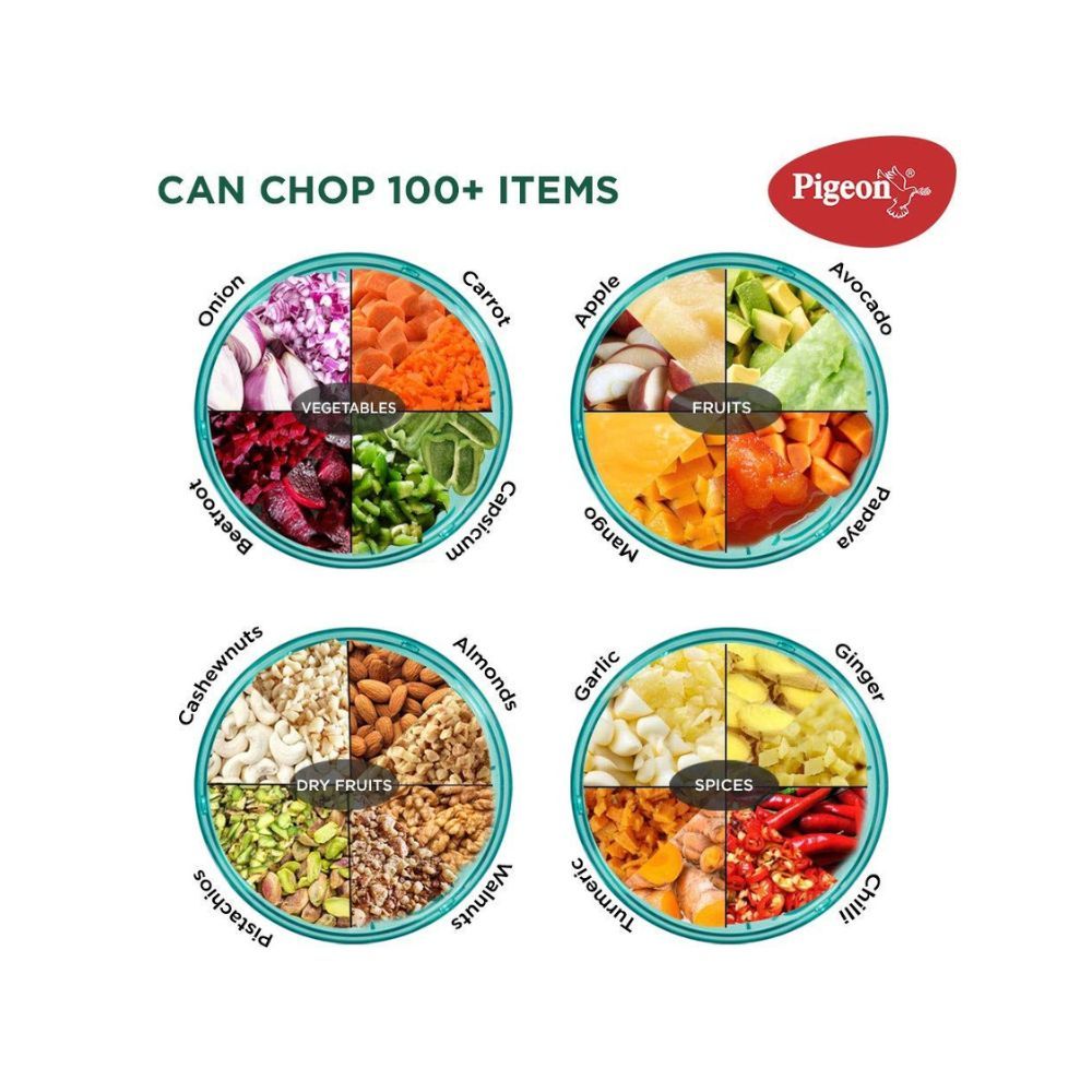 Mini Handy and Compact Chopper with 3 Blades