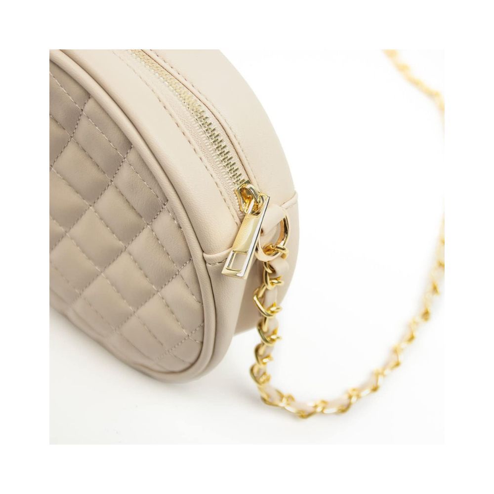 Miniso Diamond Lattice Pattern Round Crossbody Bag,Side Sling Bag for Women and Girls