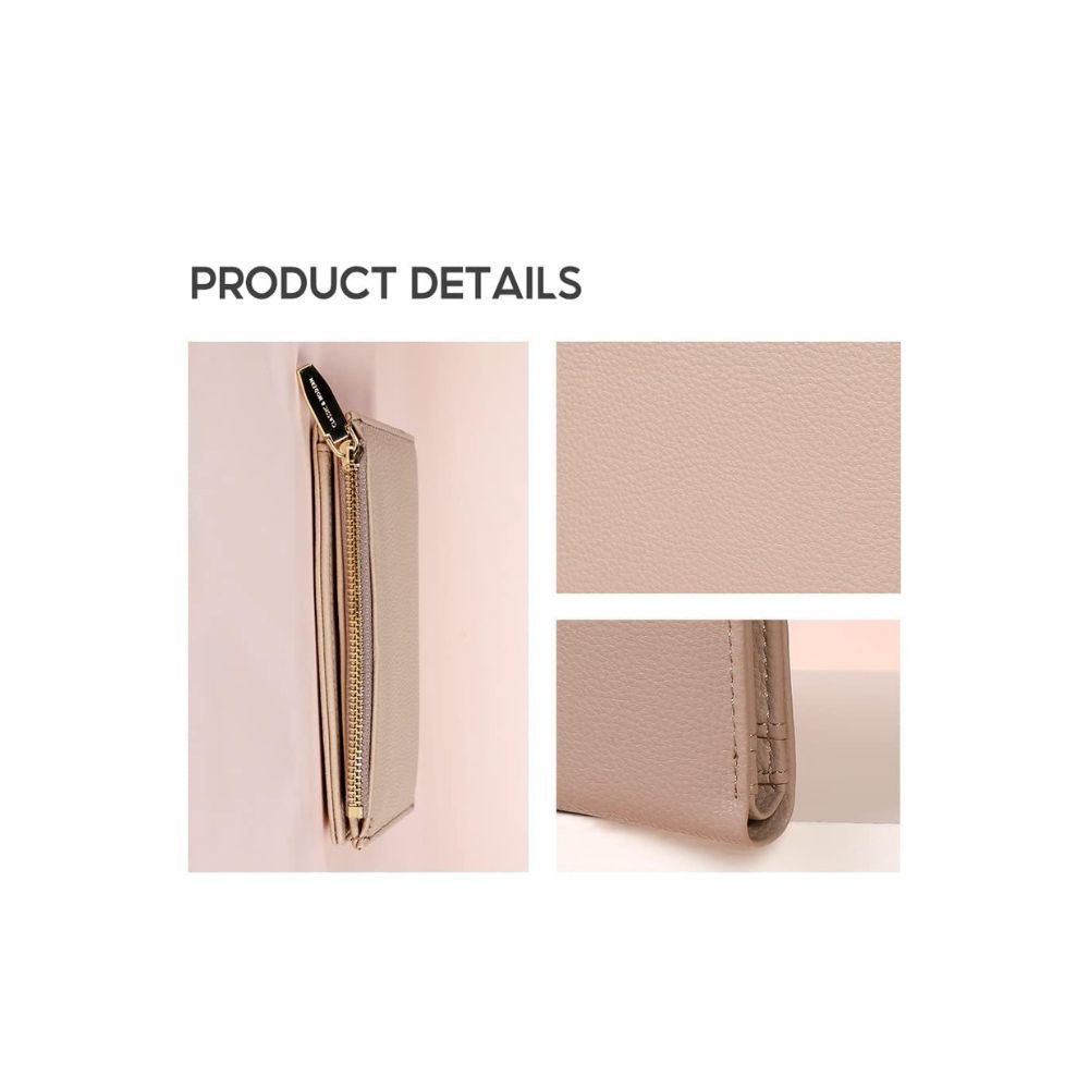 Buy Pink Oona W5 Tri-Fold Wallet Online - Hidesign