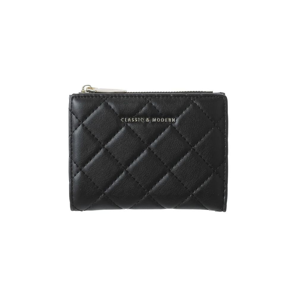 Miniso Polyester;Polyurethane Women Purse(Black)